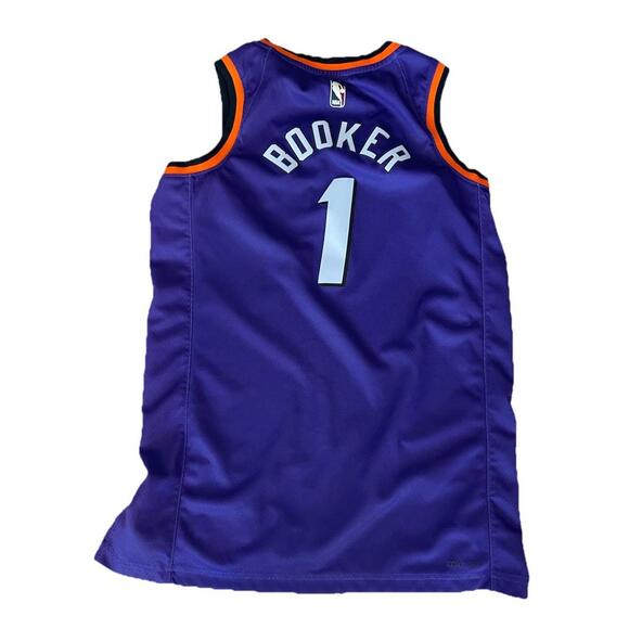 Nike Men Size 40 S Phoenix Suns Devin Booker Swingman Jersey Classic Edition H88 - Picture 3 of 4
